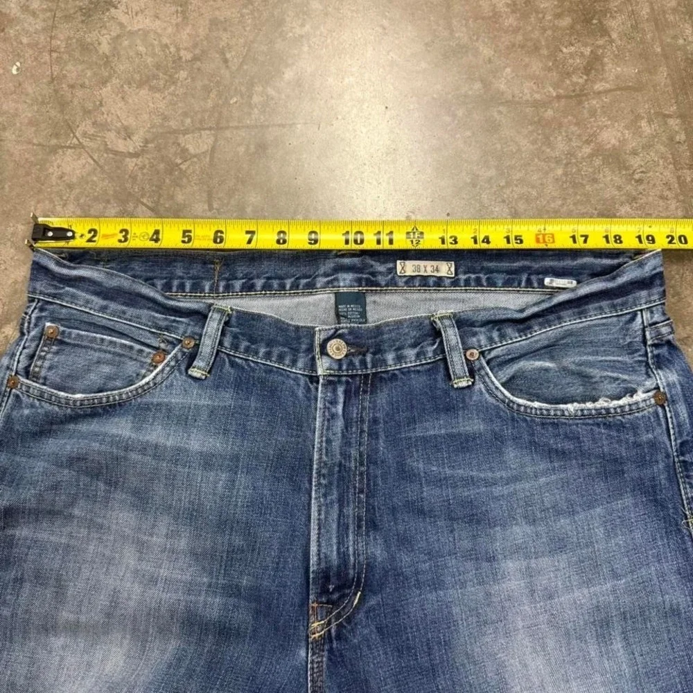 Vintage Y2K Polo Ralph Lauren Straight Leg Medium Wash Distressed Jeans 38x31